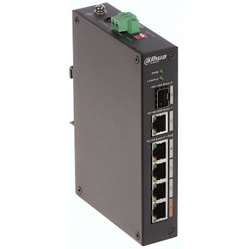 SWITCH PRZEMYSŁOWY POE PFS3106-4ET-60-V2 4-PORTOWY SFP DAHUA