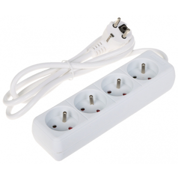 LISTWA ZASILAJĄCA PR-1.5M-4G/W (4 GNIAZDA) 1.3&nbsp;m