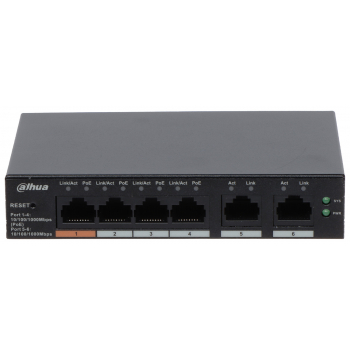 SWITCH POE CS4006-4GT-60 4-PORTOWY DAHUA