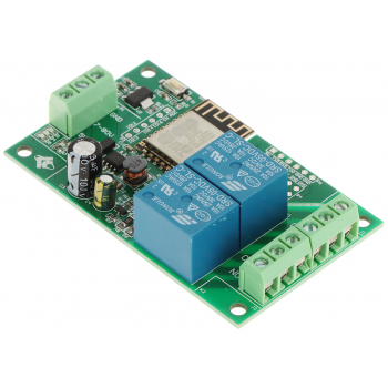 MODUŁ PRZEKAŹNIKOWY ESP12-2R-D8 Wi-Fi