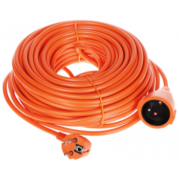 PRZEDŁUŻACZ Z UZIEMIENIEM PS-3X1.5-30M/ORANGE 30&nbsp;m