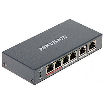 SWITCH POE DS-3E1106HP-EI 4-PORTOWY Hikvision