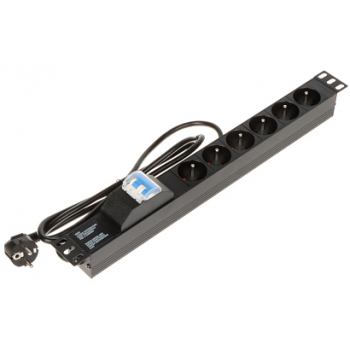 LISTWA ZASILAJĄCA PD-6/R-2P 1.8&nbsp;m