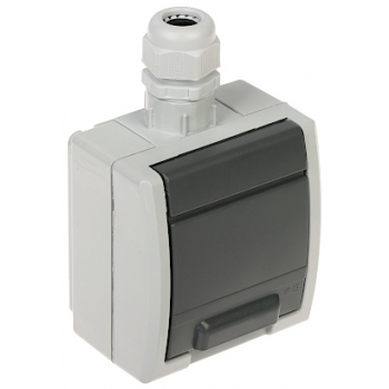 GNIAZDO NATYNKOWE POJEDYNCZE AQUANT-G1/EPN 230&nbsp;V AC 16&nbsp;A IP65 Elektro-Plast