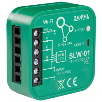 INTELIGENTNY STEROWNIK OŚWIETLENIA LED SLW-01 Wi-Fi, SUPLA 12&nbsp;... 24&nbsp;V DC ZAMEL