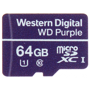 KARTA PAMIĘCI SD-MICRO-10/64-WD microSD UHS-I, SDXC 64 GB Western Digital