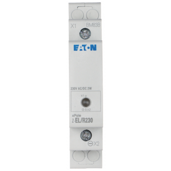 LAMPKA SYGNALIZACYJNA LED Z-EL/R230 DO MONTAŻU NA SZYNIE DIN (TS-35) EATON