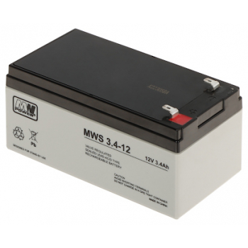 AKUMULATOR 12V/3.4AH-MWS MW Power