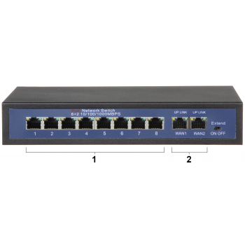 SWITCH POE APTI-POE0802G-120W 8-PORTOWY