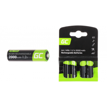 AKUMULATOR AKU-AA-2000/GC*P4 1.2 V Ni-MH HR6, AA Green Cell