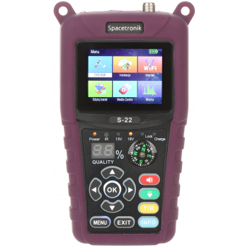 MIERNIK SATELITARNY S-22 DVB-S/S2/S2X Spacetronik