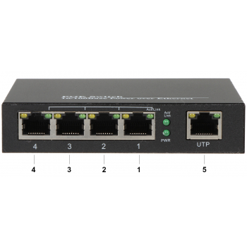 SWITCH POE SPS-4P/1 5-PORTOWY