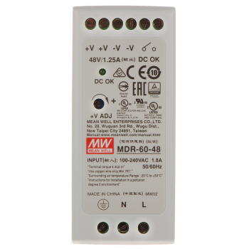ZASILACZ IMPULSOWY MDR-60-48 MEAN WELL