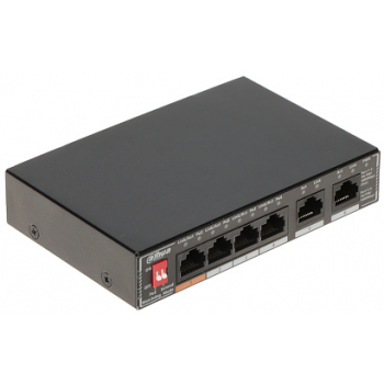 SWITCH POE SG1006P 4-PORTOWY DAHUA