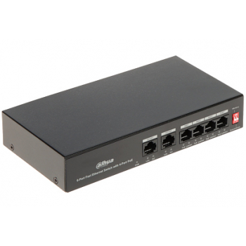 SWITCH POE PFS3006-4ET-36 4-PORTOWY DAHUA