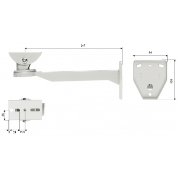 UCHWYT OBUDOWY BR-260H