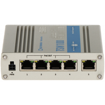 SWITCH PRZEMYSŁOWY POE TSW100 5-PORTOWY, 4 PoE Teltonika