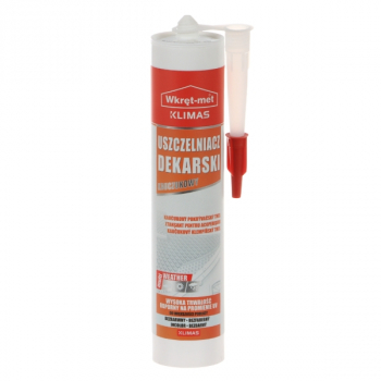 USZCZELNIACZ DEKARSKI UDK-310-BB KARTUSZ 310&nbsp;ml BEZBARWNY WKRĘT-MET KLIMAS