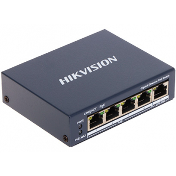 SWITCH POE DS-3E0505P-E 4-PORTOWY Hikvision
