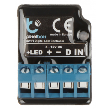 INTELIGENTNY STEROWNIK OŚWIETLENIA LED PIXELBOX/BLEBOX Wi-Fi, 5 ... 12 V DC