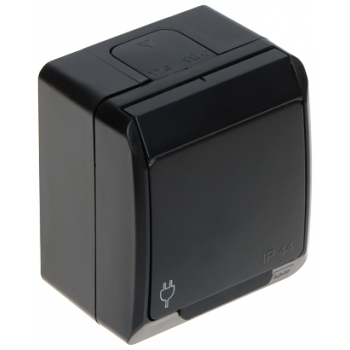 GNIAZDO NATYNKOWE POJEDYNCZE HERMES/0321-09/EPN 250&nbsp;V AC 16&nbsp;A IP44 Elektro-Plast