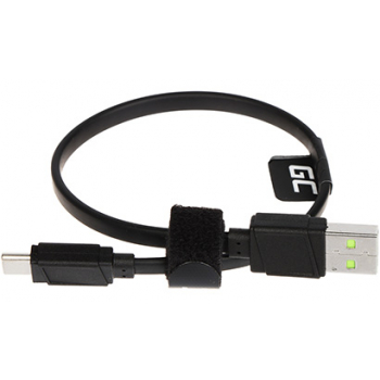 PRZEWÓD USB-A/USB-C/0.25M-GC GCmatte 0.25&nbsp;m Green Cell