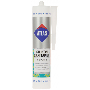 SILIKON SANITARNY SIL-S280-W/ATLAS SILTON S KARTUSZ 280&nbsp;ml BIAŁY