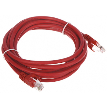 PATCHCORD RJ45/3.0-RED 3.0&nbsp;m