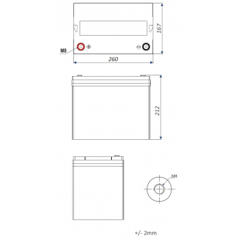 AKUMULATOR 25.6V/50AH/LIFEPO4-EP EUROPOWER
