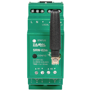 INTELIGENTNY STEROWNIK ROLET SRW-02M Wi-Fi 230 V AC ZAMEL