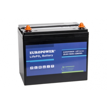 AKUMULATOR 25.6V/50AH/LIFEPO4-EP EUROPOWER