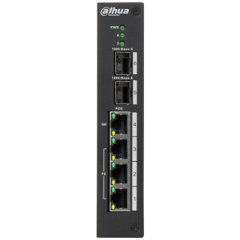SWITCH PRZEMYSŁOWY POE PFS3206-4P-96 4-PORTOWY SFP DAHUA