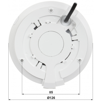 KAMERA AHD, HD-CVI, HD-TVI, PAL HAC-EW2501-0140B - 5 Mpx 1.4 mm - Fish Eye DAHUA