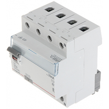 WYŁĄCZNIK RÓŻNICOWOPRĄDOWY LE-411707 TRÓJFAZOWY, TYP AC 30&nbsp;mA 25&nbsp;A LEGRAND
