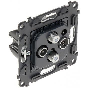 GNIAZDO KOŃCOWE LE-753056 R-TV + 2xSAT Valena Life LEGRAND